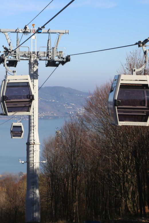 Istanbul: Sapanca Tour, Cable Car, Quad, & Zipline - Kartepe and the cable car at 1500 meters