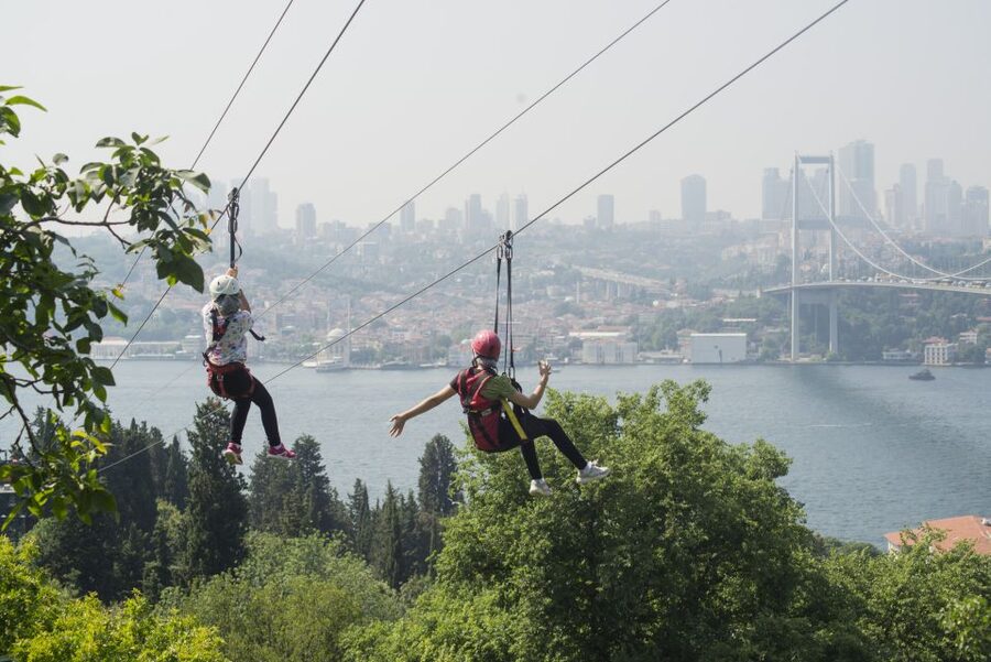Istanbul: Zipline Adventure with Bosphorus View - The Bosphorus view is the real attraction