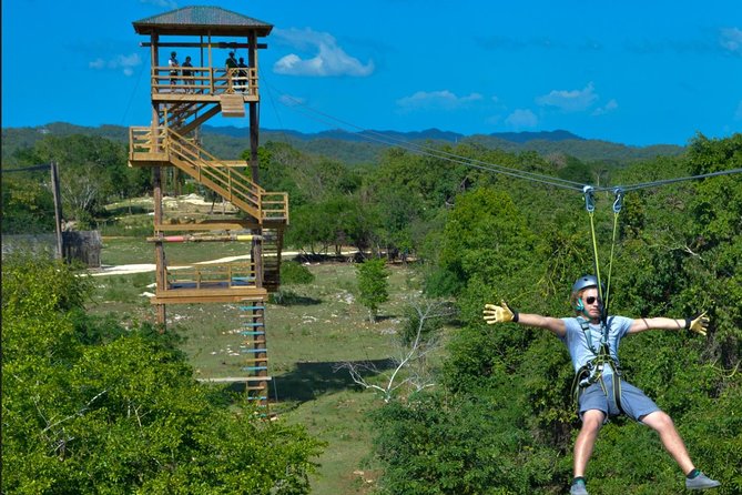 Jamwest Reggae Zipline Tour from Negril - The Final Rappel to the Forest Floor