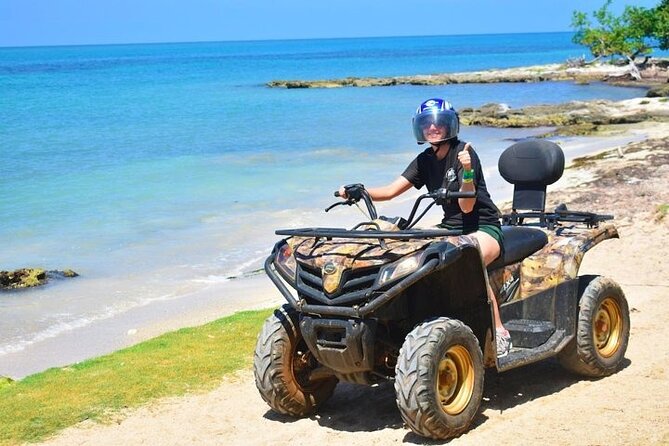 Jamwest: Zipline, Cultural Ride, and ATV Off-Road Adventure - The ATV ride is short, dusty, and more authentic than polished