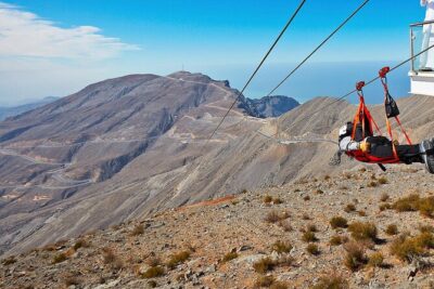 Jebel Jais World’s Longest Zipline From Dubai with Transfer