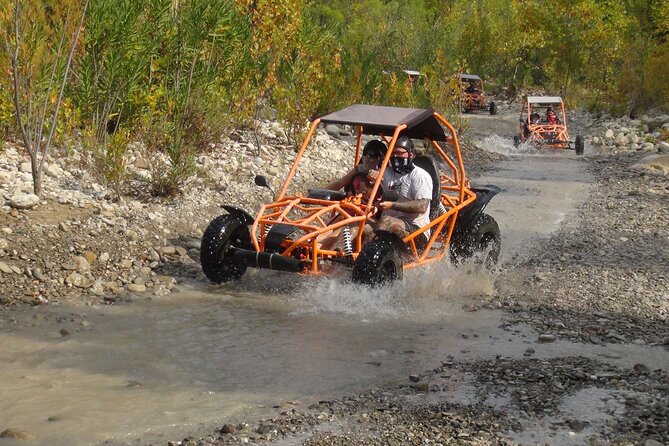 Jeep and Buggy Safari in Manavgat with Zipline and Rafting - The buggy circuit brings the mud