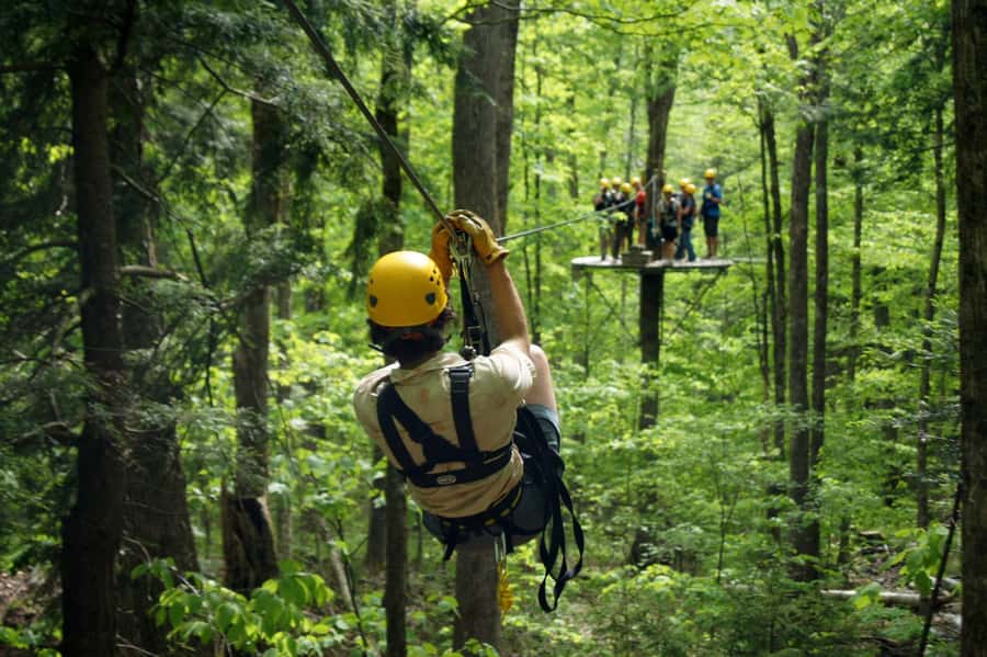 Jeffersonville, VT: ArborTrek Zipline Canopy Tour - Ground School prepares you for the first cable