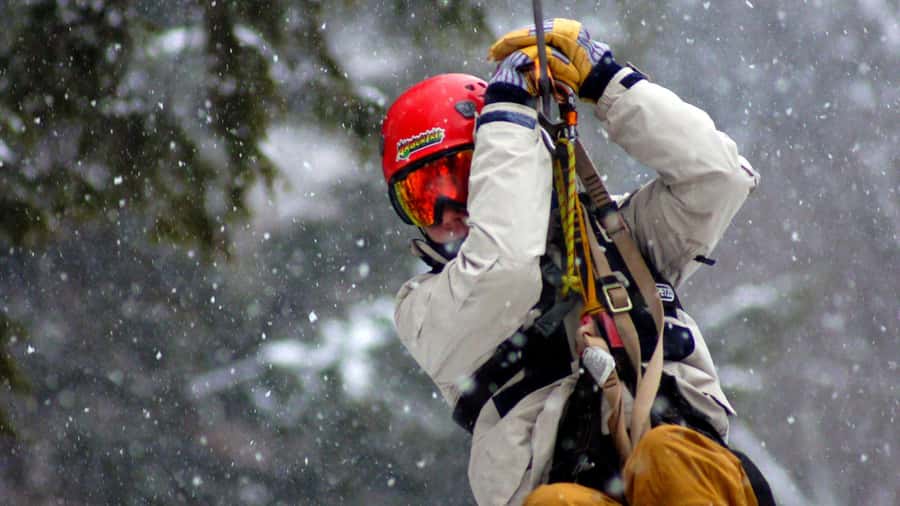 Jeffersonville, VT: ArborTrek Zipline Canopy Tour - Bridges and rappels slow the pace