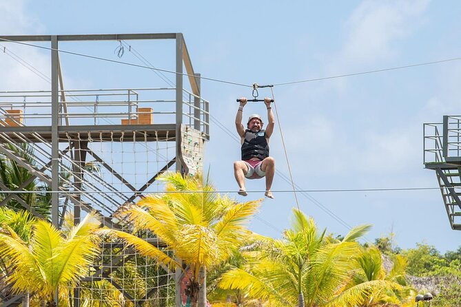 Jet Ski Punta Cana Water Park with Zipline & Inflatable Course - A 200-Meter Zipline Over the Lake