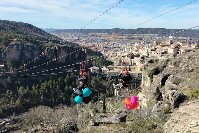 Jumping in Zipline with Unique Views of Cuenca - What you see during the 35-second crossing