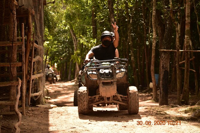 Jungle Adventure! ATV's (shared), Ziplining and Cenote Cancun & Playa Del Carmen - Who will enjoy this best