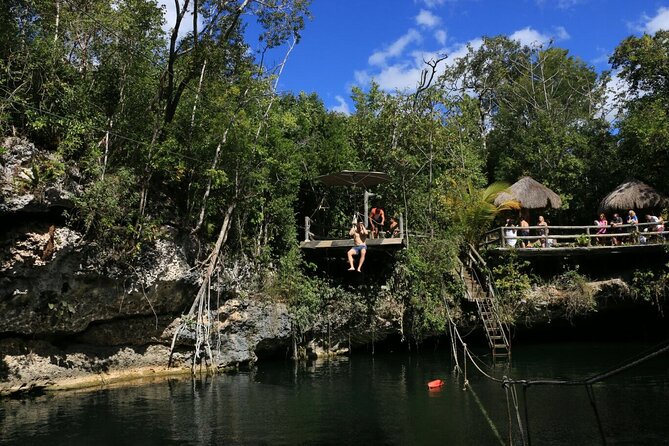Jungle Adventure from Cancun: ATVs, ziplines, cenote and fun! - ATV riding on the jungle route