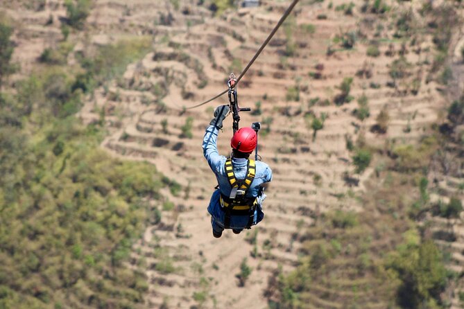 Kathmandu: Zipline Adventure in Dhulikhel with Pickup & Lunch - Arriving at the 1,100-meter Classic Zipline