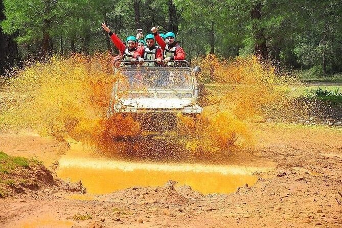 Kemer Rafting, Jeep Safari, Zipline, Buggy Safari Combo Tour - The 7:30 am pickup from Kemer-area hotels