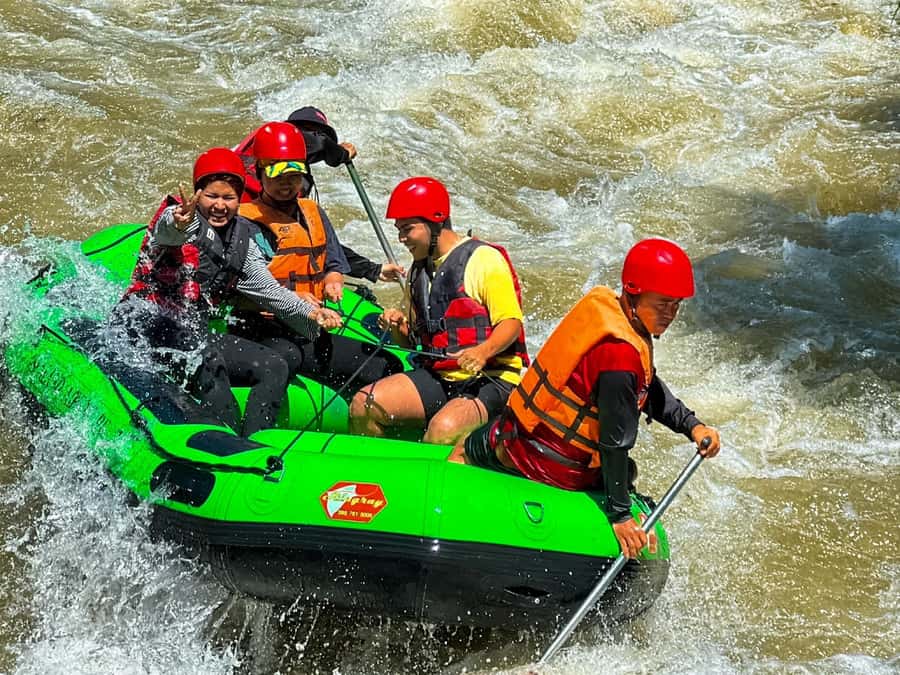 KhaoLak:ATV, ZipLine, & Rafting Adventure Monkey Cave Temple - Monkey Cave Temple and its resident monkeys