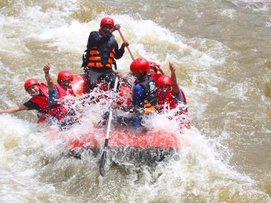 KhaoLak:ATV, ZipLine, & Rafting Adventure Monkey Cave Temple - From Khao Lak to Phang Nga by van