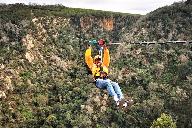 Knysna Ziplines Tour - Flying above the Kranshoek gorge