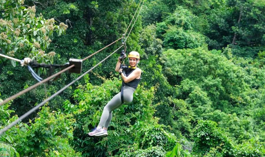 Ko Samui: Tree Bridge Jungle Zipline and Waterfall Adventure - What the views are really like