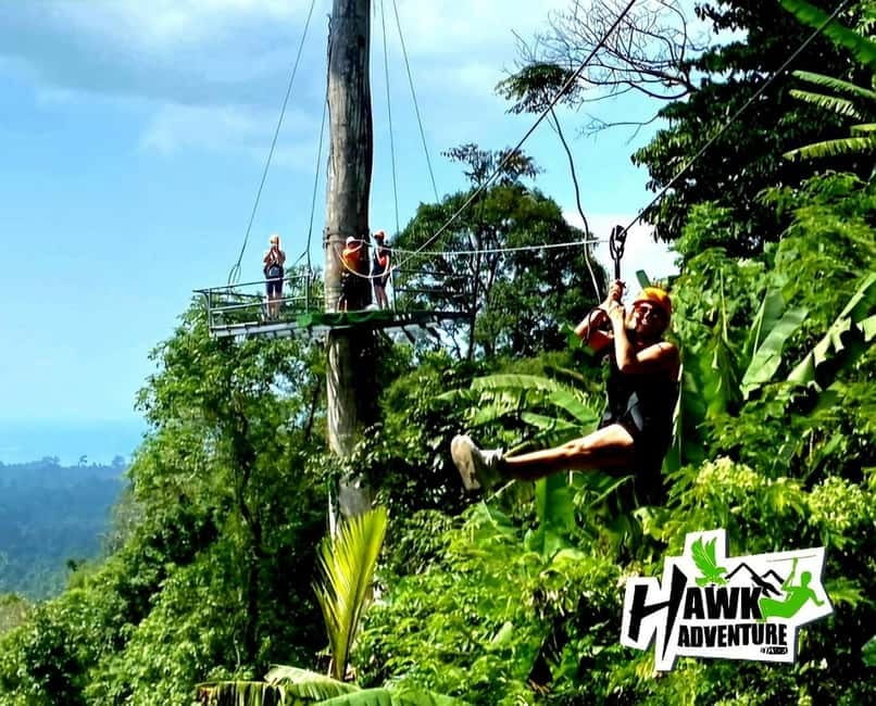 Koh Samui: Zipline Adventure with Hotel Transfer - The 20-meter and 30-meter abseils