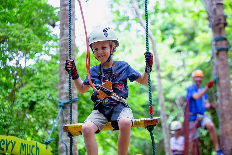 Krabi: Ultimate Zipline Games Challenge - Views from the treetop platforms