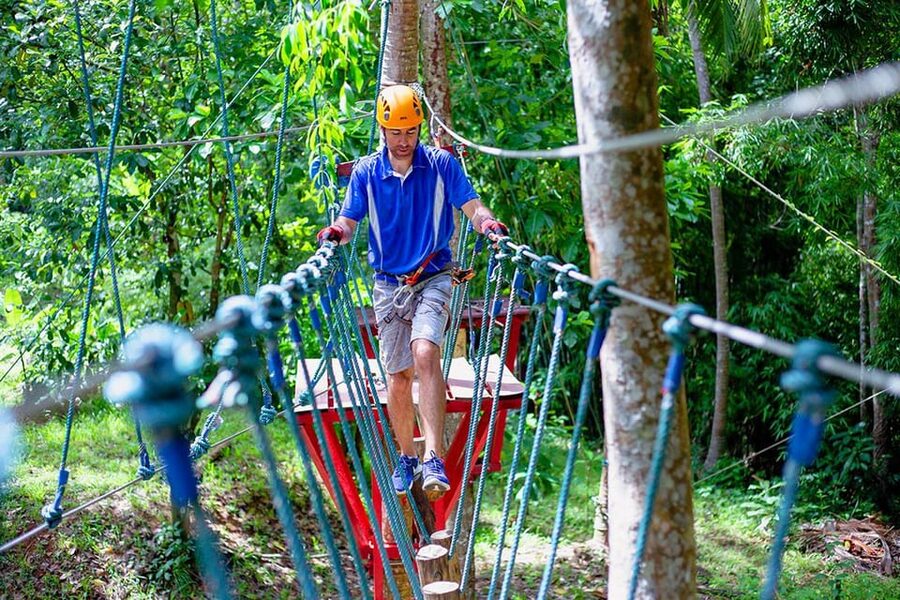 Krabi: Ultimate Zipline Games Challenge - What the $36 price includes