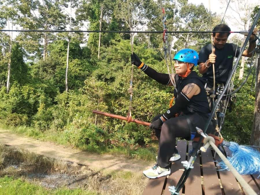 Krabi Zipline adventure - What the 11 ziplines and 17 games feel like