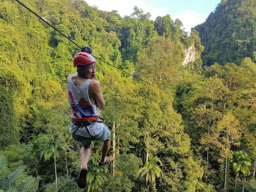 Krabi: Ziplining with Abseiling and Rock Climbing Options - What the Krabi course feels like
