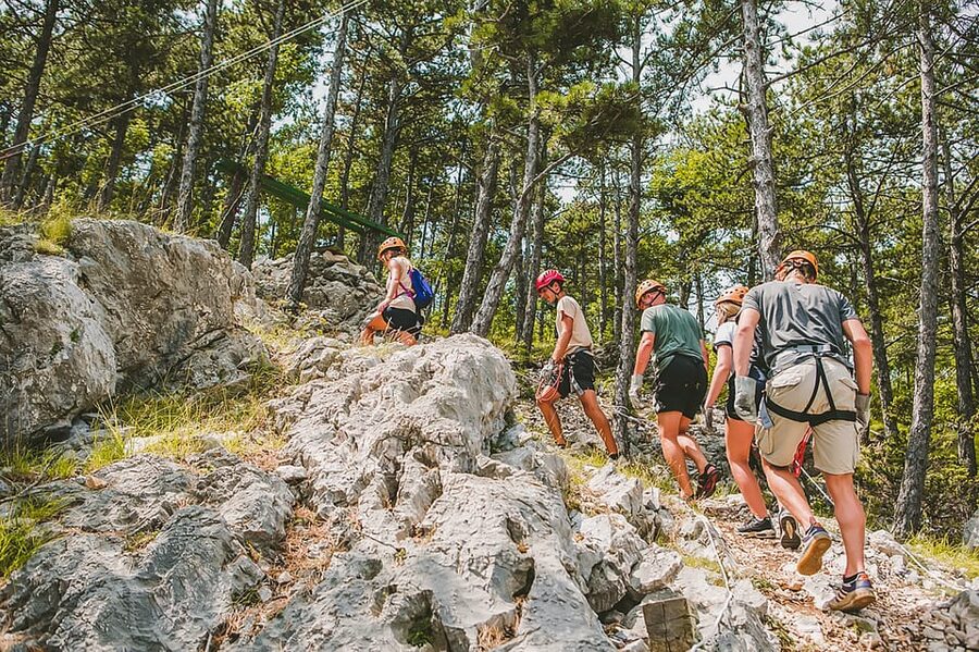 Krk Island: Ziplining Tour - Starting near Glagolitic Alley