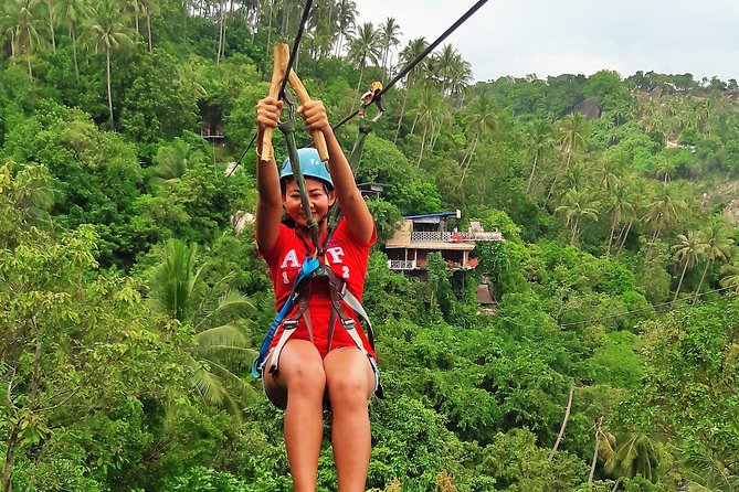 Lamai Viewpoint Zip lining with Cable Car and Panoramic View - Who will enjoy this most?