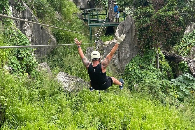 Largest Zipline in South Pacific & Cave Exploration in Nadi - Lunch after the cables