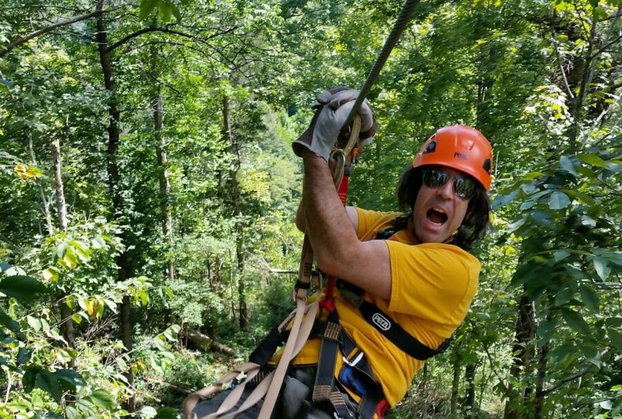 Lexington: Fully Guided Zipline Canopy Tour - What happens at the welcome center