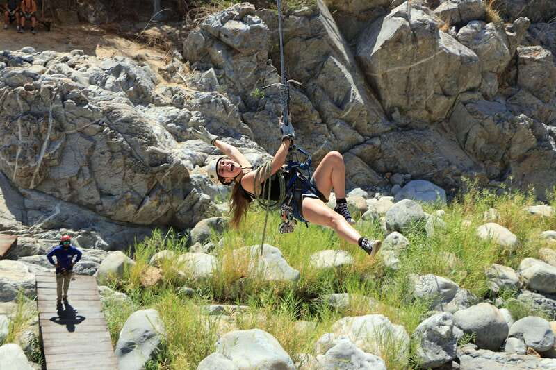 Los Cabos: Zip Lines and UTVs with Mexican Lunch and Drinks - Bridges, swings, and the rappel