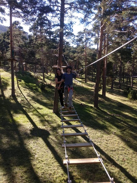 Madrid: Zip line circuits high in the trees - Staff support and available languages
