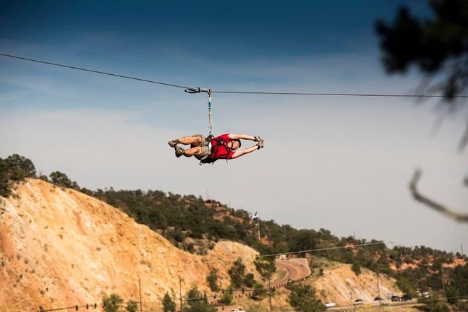 Manitou Springs Colo-Rad Zipline Tour - Five lines above historic Manitou Springs