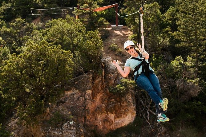 Manitou Springs Colo-Rad Zipline Tour - The tradeoff between speed and scenery