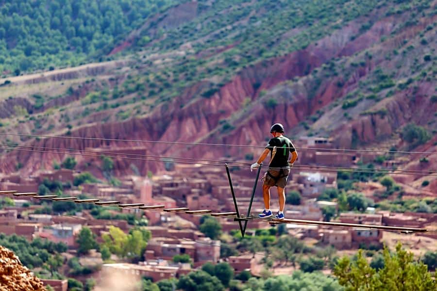 Marrakech: Zipline and Breakfast in the Atlas Mountains - Arriving at the zipline site