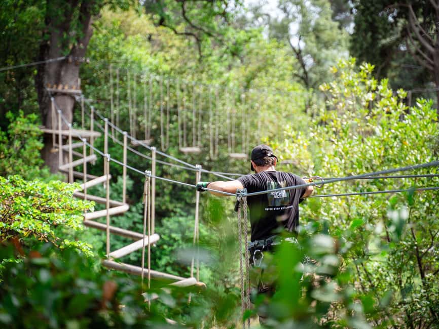 Marseille: Ecopark Adventures Treetop Adventure - The view over Marseille is part of the reward
