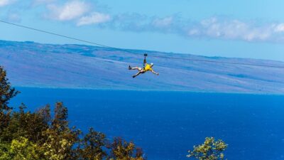 Maui 8 line Zipline Adventure: Soar above valleys & Island views