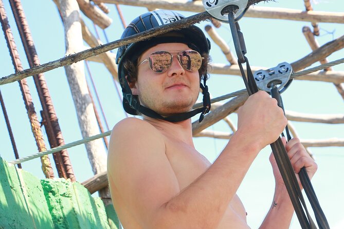 Maya ATV with Cenote and Zipline from Tulum - The 4-Meter Rappel