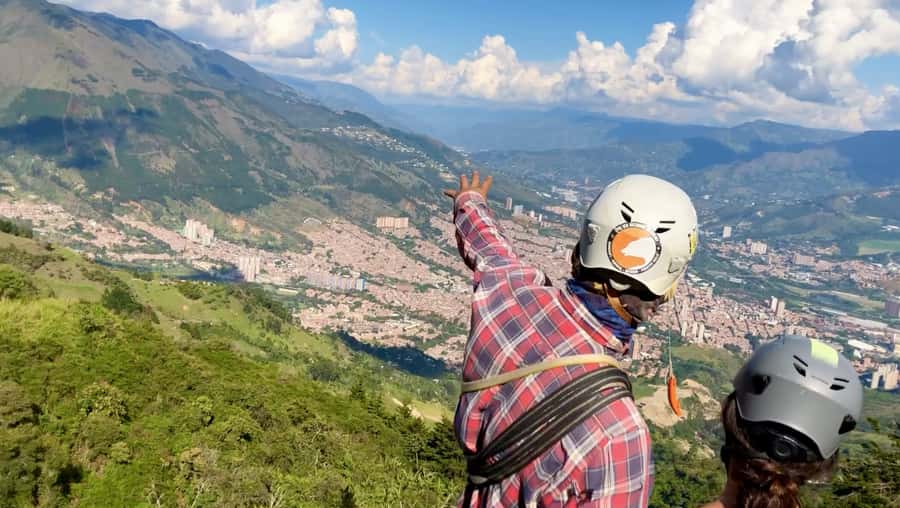 Medellin: Day Trip to Private Zipline and Waterfall Trek - The steep walk to the waterfall
