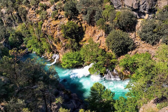Mix Tour: Canyoning, Rafting, Zipline, From Alanya-Side-Antalya - The zipline above the canyon