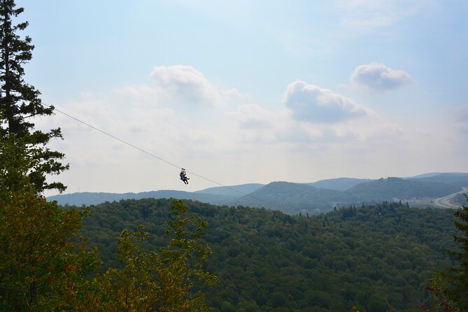 Mont-Catherine Ziplines - How this compares with a standard Tremblant day