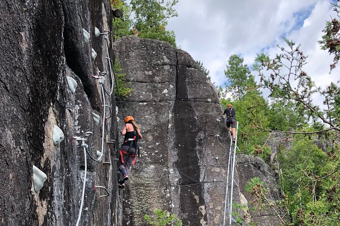 Mont-Catherine Ziplines and Via Ferrata - Second flight: 650 metres down to the base