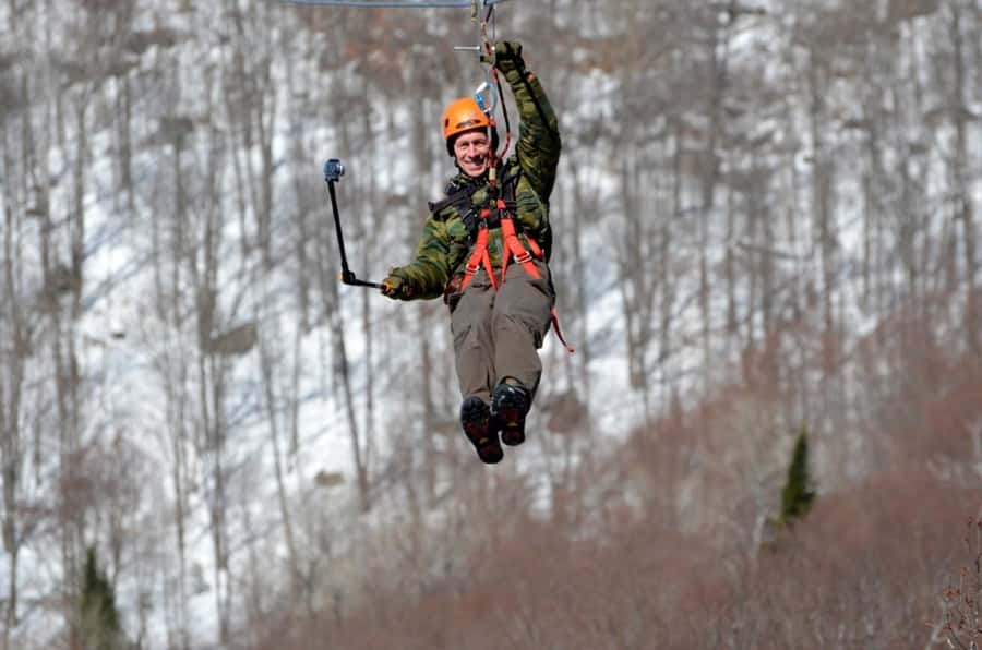 Mont-Catherine: Ziplines & Hike - Warming Up Before the Second Run