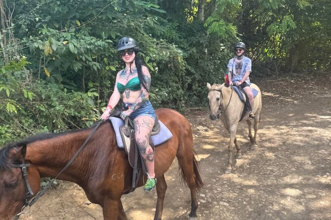 Montego Bay Adventure Day: ATV, Zip-lining & Horseback Riding Fun - ATV riding over rough trails