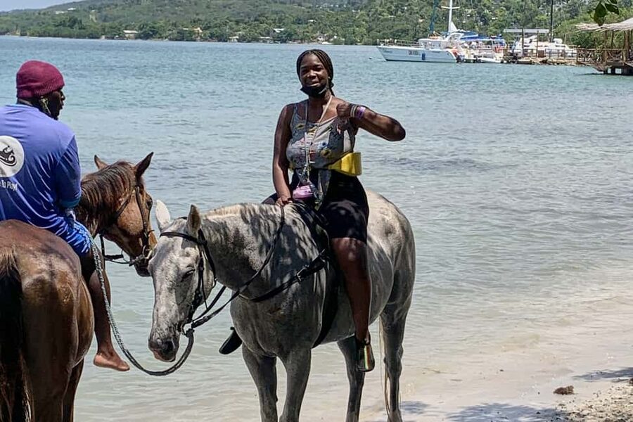 Montego Bay: Day Trip with Zipline, ATV, and Horseback Ride - Seeing Jamaica from above on the zipline