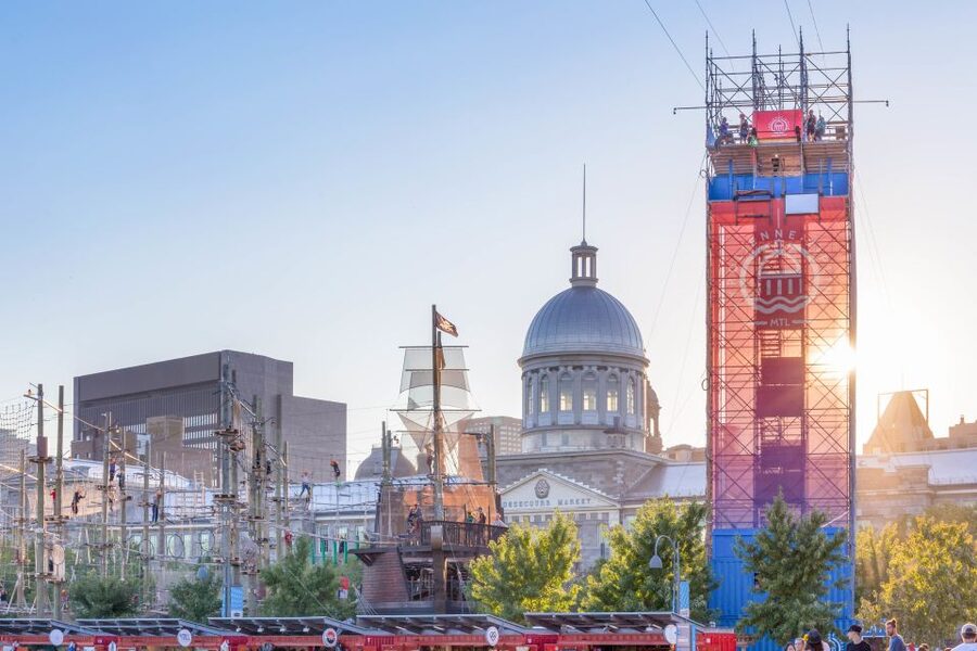 Montreal Old Port: Urban Zipline Ticket - The 1,200-foot glide over Bonsecours lagoon