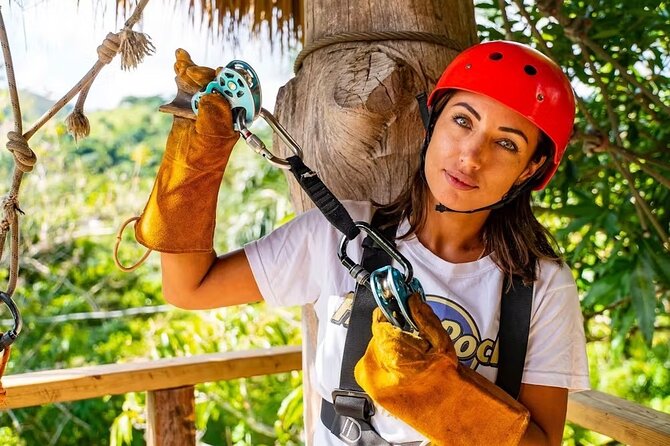 Mountain Zipline Half Day Adventure from Punta Cana - A slower ride on the Jurassic Park Cowboy Trail