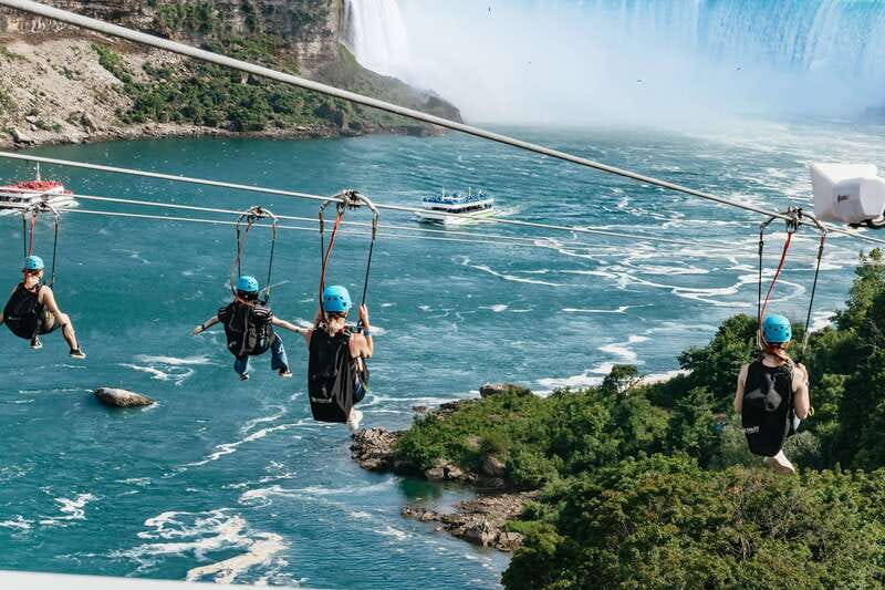 Niagara Falls, Canada: Zipline to The Falls - Check-in at Clifton Hill