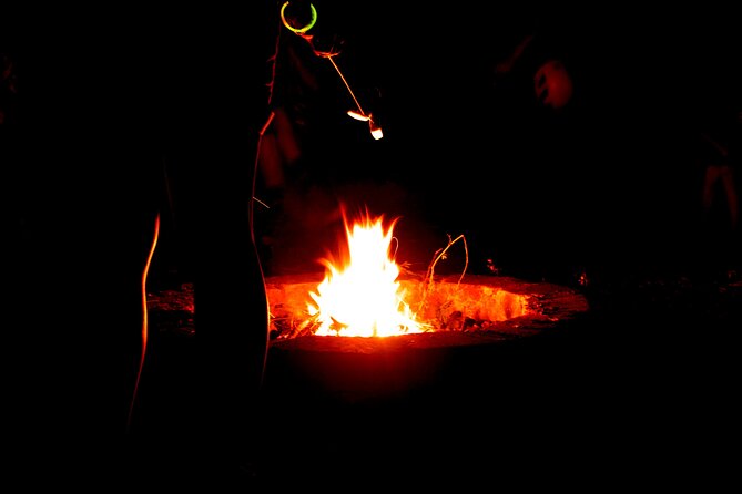 Night Zipline: 3 Zipline Adrenaline Adventure - Campfire s’mores are more than a snack
