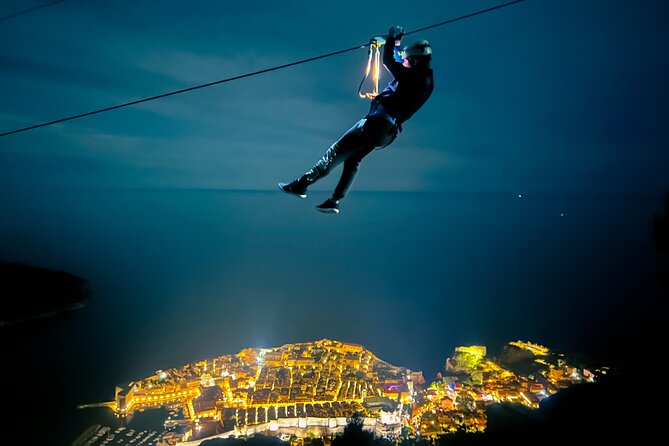 Night Zipline Experience in Dubrovnik - Key points at a glance