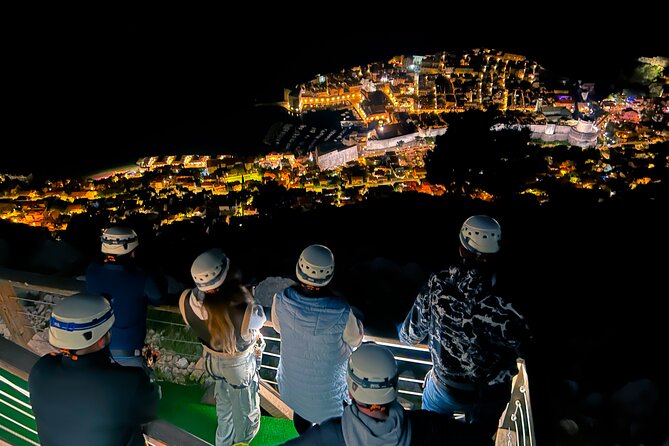 Night Zipline Experience in Dubrovnik - Safety instruction before the real rides
