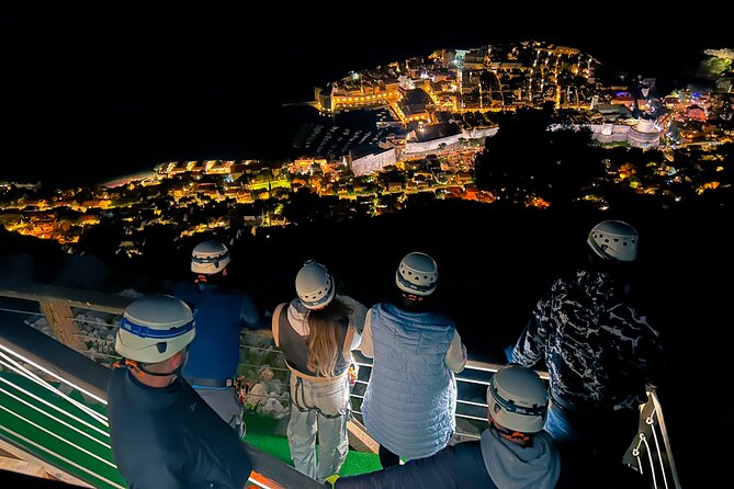 Night Zipline Experience in Dubrovnik - The ride to Srđ hill and the first views
