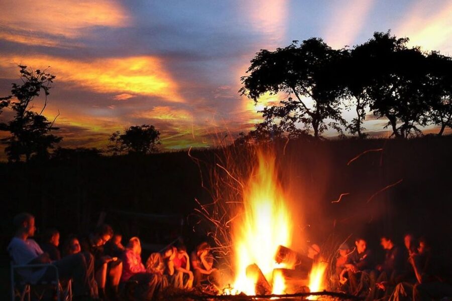 Oahu: Night Zipline Adventure (3 Lines) - Sunset, jungle sounds, and a campfire finish